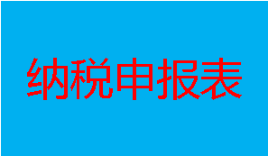 納稅申報表模板